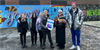 Garnock Youth Forum team up with local graffiti artist Tragic O'Hara on new mental health mural