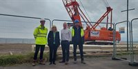 Progress is being made on Millport Coastal Flood Protection Scheme