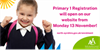 Registration to open for P1 pupils on November 13