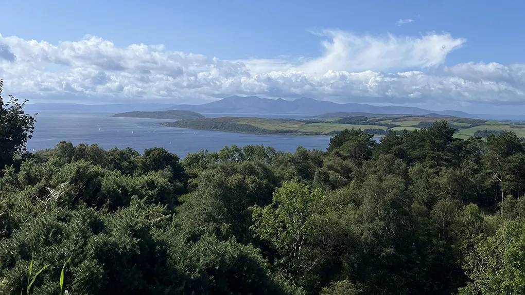 The viewpoint at Haylie Brae, Largs
