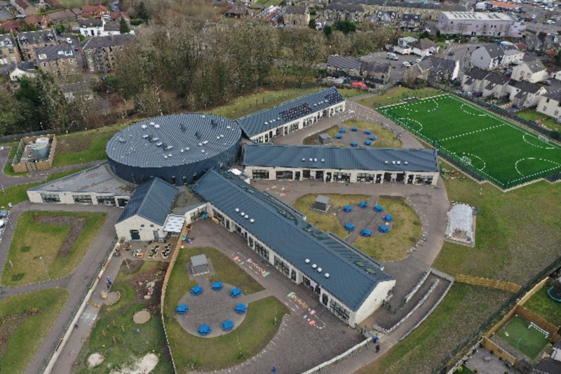 Aerial view of Moorpark Primary School