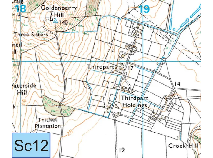 SC12 smallholding cluster OS Map Thirdpart, Thirdpart Holdings