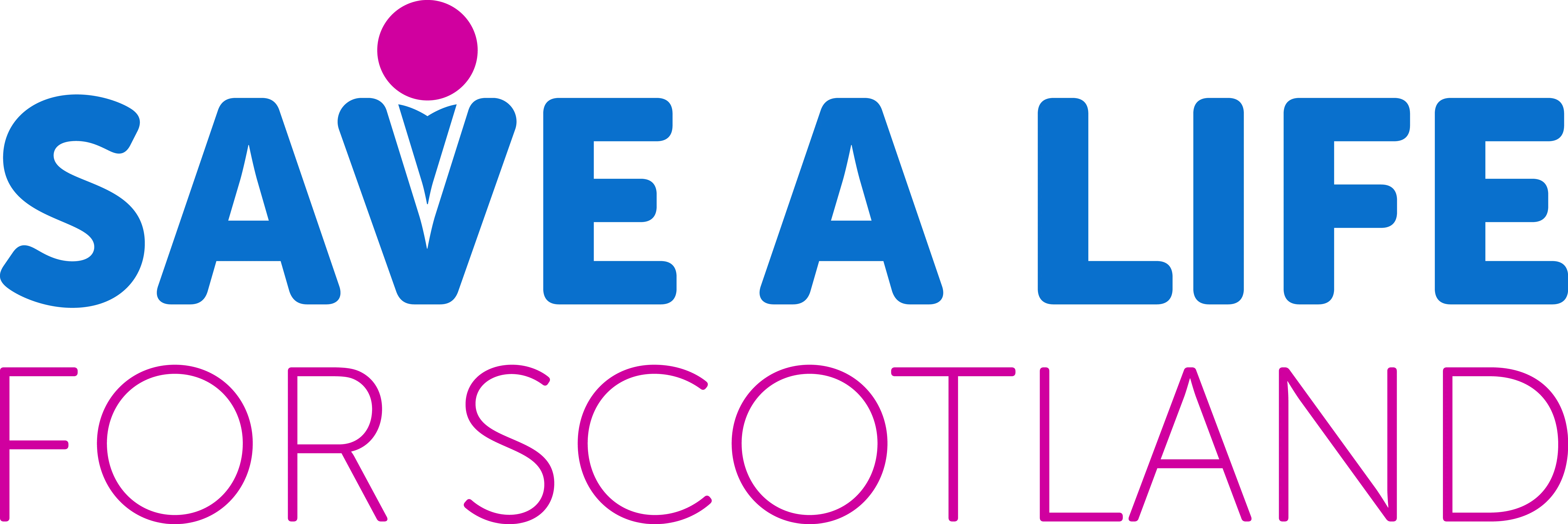 Save a life for Scotland logo