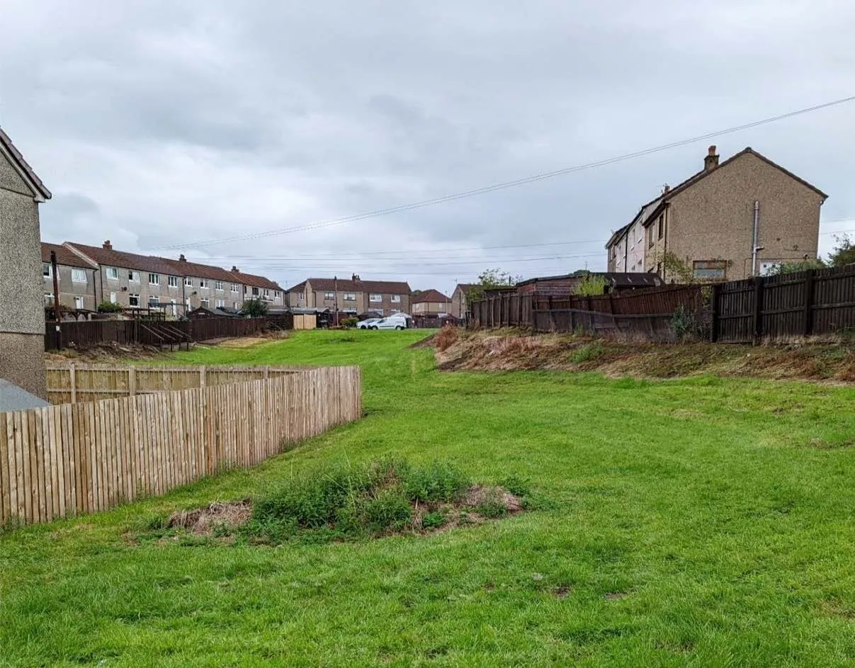 Vacant land in Beith used informally as open space