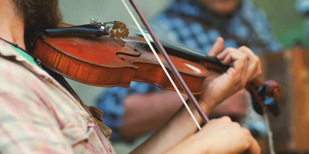 Man playing violin