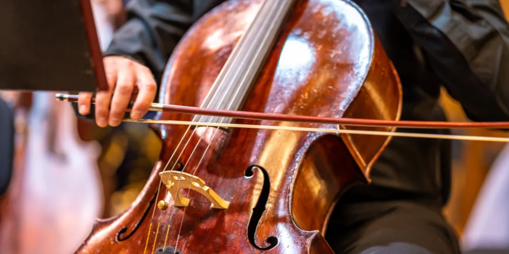 Man playing cello