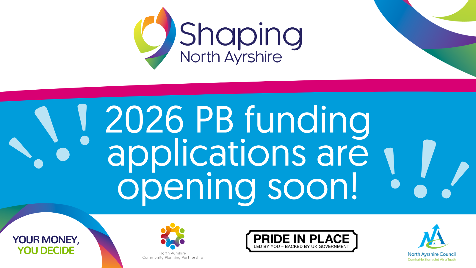 2026 PB funding applications are opening soon graphic