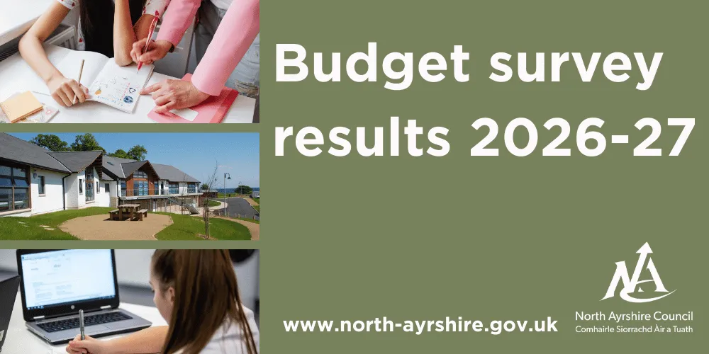 a graphic with the words budget survey results 2026-27
