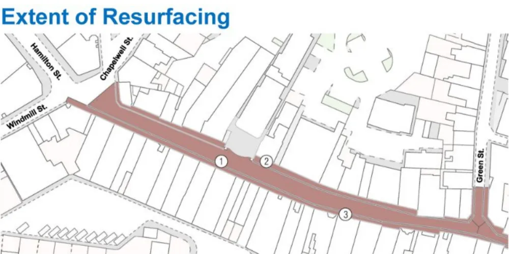 Dockhead Street graphic