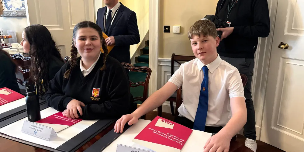 Jacob Anderson and Evie Alexander-Reid at Bute House