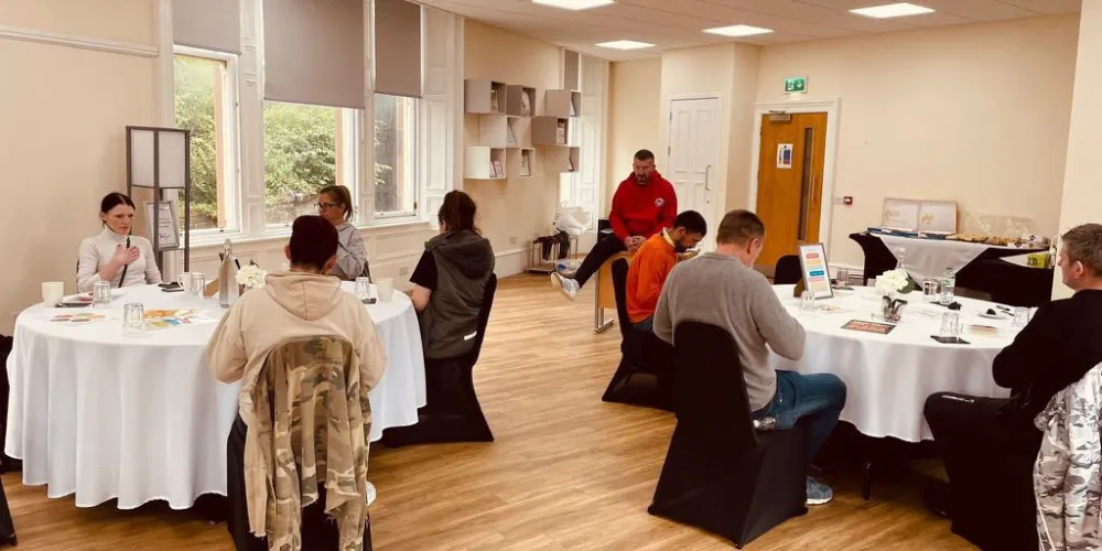 General pictures of a Minds of Recovery session
