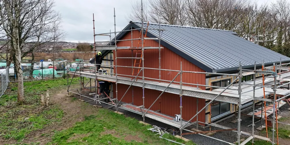 Exterior shot of new hub being developed