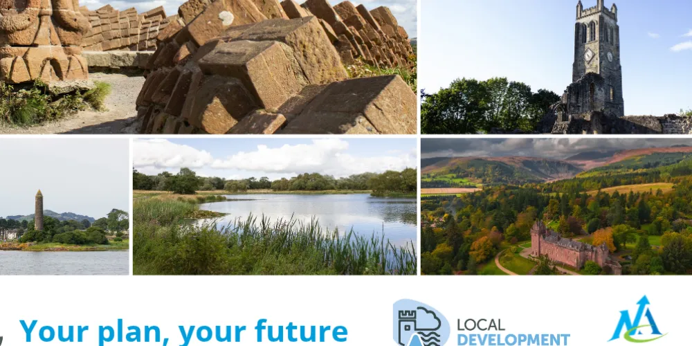 North Ayrshire landmarks promoting local development plan