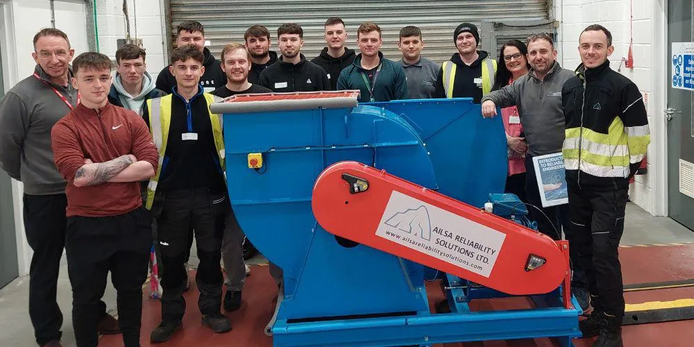 Engineers participating on the Ayrshire Skills Investment Fund course carried out Ailsa reliability Solutions