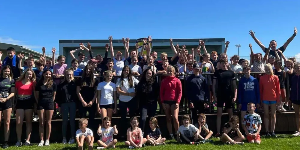 Kids at North Ayrshire Athletics Club
